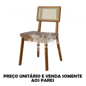 CADEIRA IMCAL CLASSIC TELA FACTO  MARROM/ NATURE