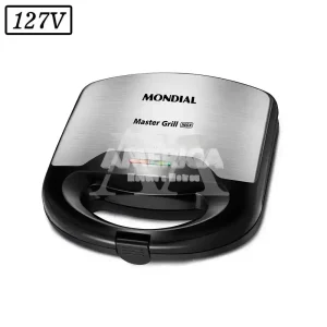SANDUICHEIRA GRILL MONDIAL MASTER S-20 750W 127V INOX/PRETA