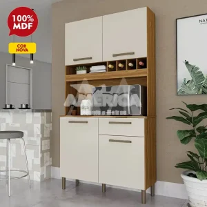 KIT 4P 1G RONIPA PINOT AMENDOA / OFF WHITE