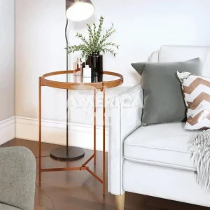 MESA LATERAL IMCAL AQUA-P ESPELHO COBRE