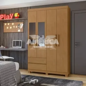 ROUPEIRO 4P. ABRIR 2G LOPAS ZEUS C/ESP E C/PES AMENDOA CLEAN