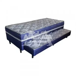 CAMA BOX D28 88X188X43 TOPAZIO C/AUXILIAR  BRILHANTE