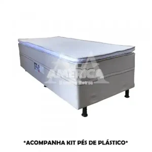 CAMA BOX D28 88X188X56 PEROLA C/PILLOW