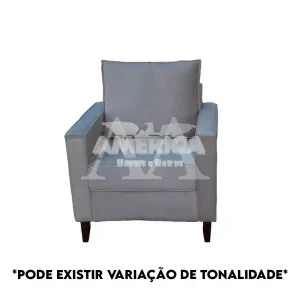 POLTRONA MALU CHANEL GRAFITE VELUDO