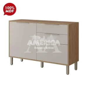 BALCAO MGM 2P 2G DIVINA ESPLENDIDA 120CM CINAMOMO/OFF WHITE