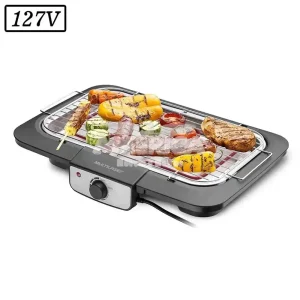 CHURRASQUEIRA ELETRICA MULTILASER CE131 GOURMET 1800W 127V PRETA