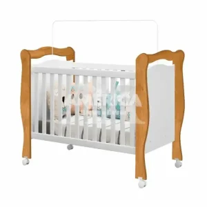 BERCO MINI CAMA JA LARA BRANCO/NATURE