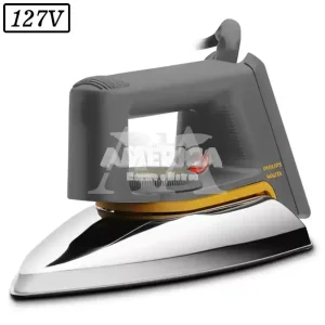 FERRO DE PASSAR PHILIPS WALITA HD1172/82 SECO 127V CINZA