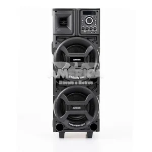CAIXA DE SOM AMVOX AMPLIFICADORA ACA 1101 DUPLO 8 BLACK 1100 WATS