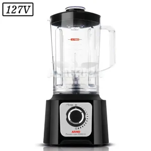 LIQUIDIFICADOR ARNO POWER MAX LN55 1000W 15 VEL 127V PRETO