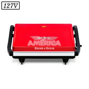 SANDUICHEIRA GRILL ARNO COMPACT UNO 760W 127V VERMELHA