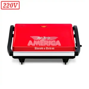SANDUICHEIRA GRILL ARNO COMPACT UNO 760W 220V VERMELHA
