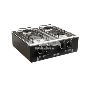 FOGAO 4B BRASLAR COOKTOP ASIATICO JR PRETO
