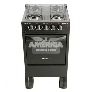 FOGAO 4B BRASLAR PISO NEW SIRIUS SIMPLES BLACK