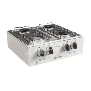 FOGAO 4B BRASLAR COOKTOP ASIATICO JR BRANCO