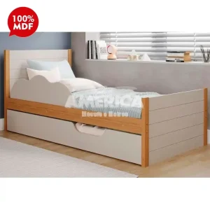 CAMA CIMOL BIBOX ELZA NATURE / OFF WHITE