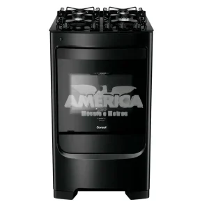 FOGAO 4B CONSUL CFO4VBE MESA VIDRO PRETO