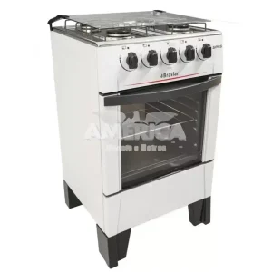 FOGAO 4B BRASLAR PISO SIRIUS SIMPLES BRANCO