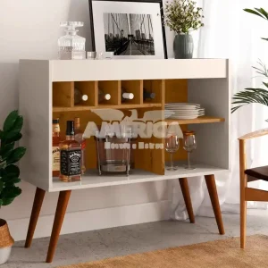 APARADOR EJ C/ ADEGA NEW ODIN OFF WHITE / FREIJO