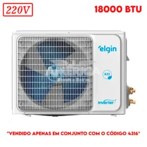 AR CONDICIONADO CONDENSADOR ELGIN SPLIT HIGH WALL ECO INVERTER II C/ W