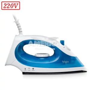 FERRO DE PASSAR ELGIN A VAPOR IRON PRESS 220V BRANCO/AZUL