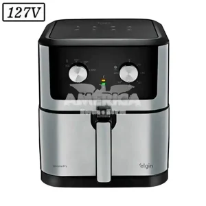 FRITADEIRA ELGIN CHROME FRY 8L 127V PRETO/INOX