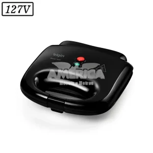 SANDUICHEIRA GRILL ELGIN BREAK TIME 800W 127V PRETA