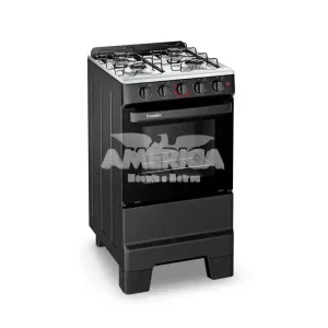 FOGAO 4B ESMALTEC IDEAL POP 4120 PRETO