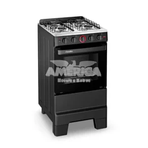 FOGAO 4B ESMALTEC IDEAL SUPER 4121 PRETO