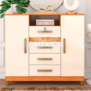 COMODA 4G 2P. ABRIR FELLICCI ANGRA CINAMOMO/OFF WHITE