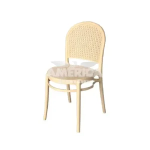 CADEIRA FORTE PLASTICO TELINHA NATURAL