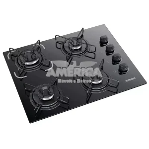 FOGAO 4B ITATIAIA COOKTOP ESSENCIAL PRETO