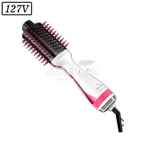 ESCOVA SECADORA GAMA GLAMOUR PINK BRUSH 1300W 127V