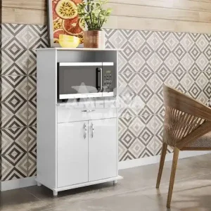 BALCAO NOTAVEL P/ MICROONDAS 2P 1G NT 3070 BRANCO NEW