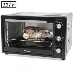 FORNO ELETRICO SUGGAR 50L 127V PRETO